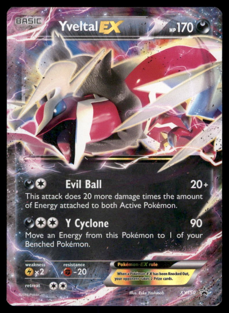 Yveltal EX XY Promos #XY150 Holo Pokemon Card (1 of 2)