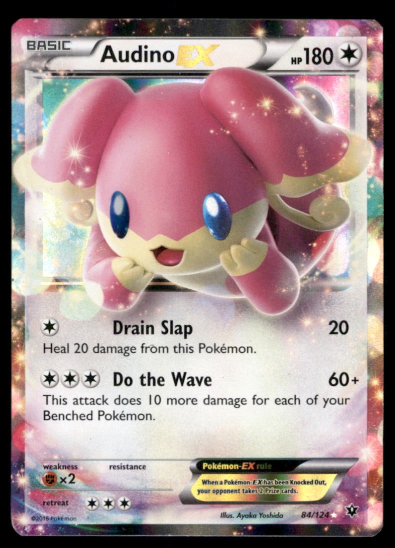 Audino EX XY - Fates Collide #84/124 Holo Pokemon Card: We offer combined shipping on multiple items. Buyers may also arrange their own shipping. LiveShipping is a separate and independent option for shipping that is NOT a part of the auction house or thei