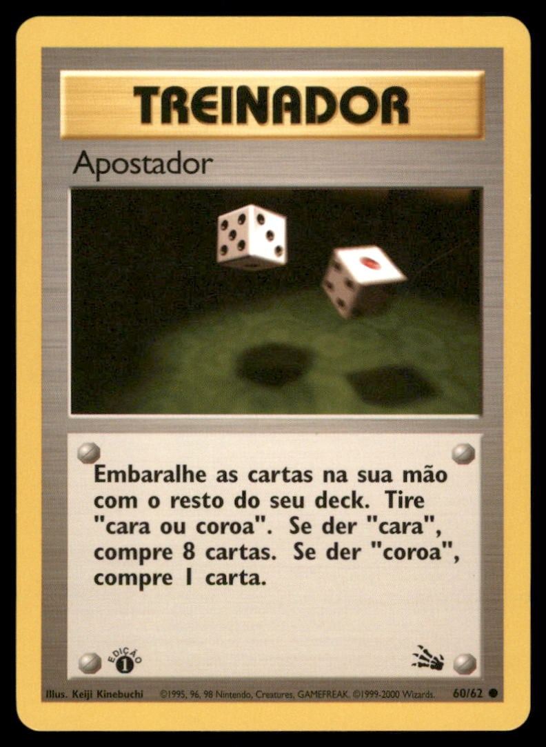 Gambler Fossil #60/62 1st. ED. Pokemon Card: We offer combined shipping on multiple items. Buyers may also arrange their own shipping. LiveShipping is a separate and independent option for shipping that is NOT a part of the auction house or thei