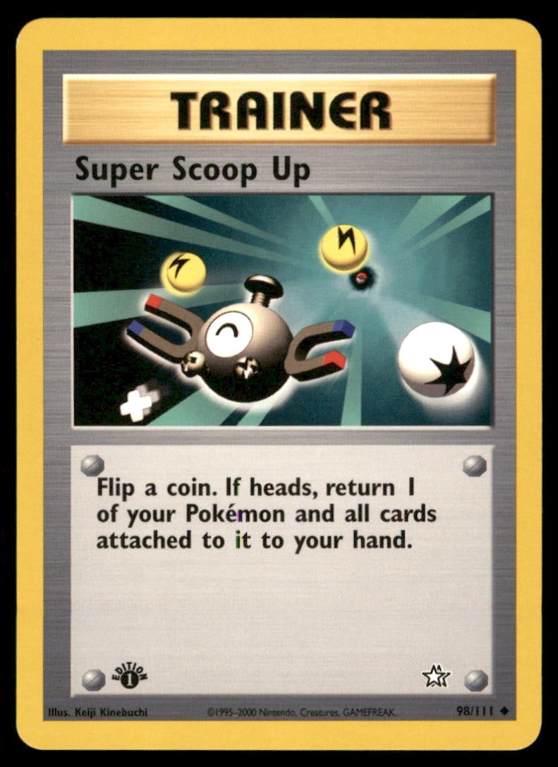 Super Scoop Up Neo Genesis #098/111 1st. ED. Pokemon Card (1 of 2)