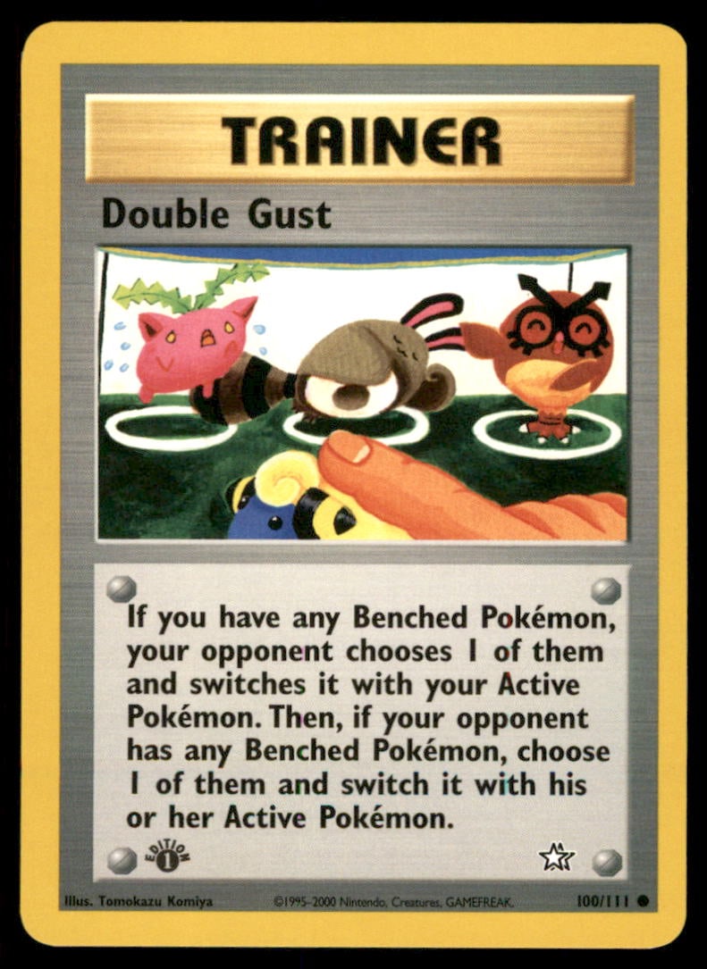 Double Gust Neo Genesis #100/111 1st. ED. Pokemon Card (1 of 2)