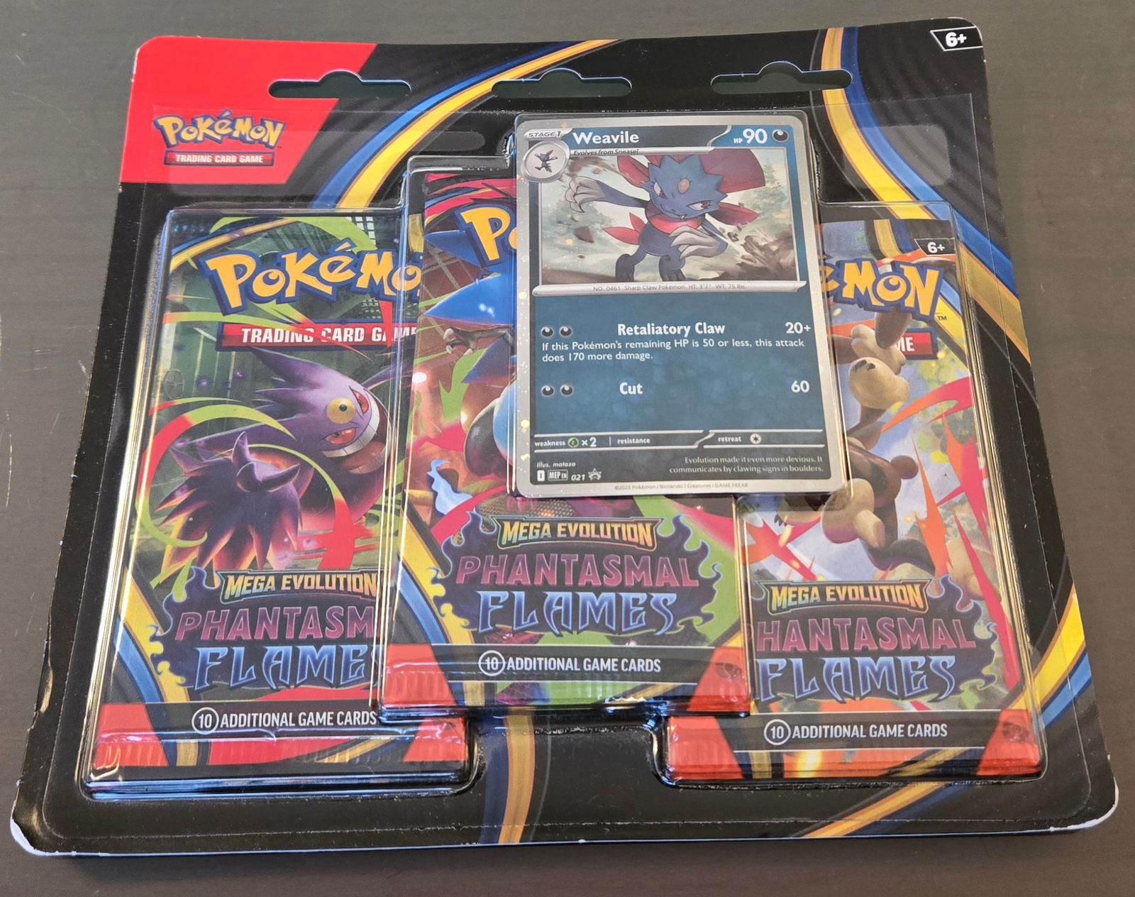 Pokemon TCG: Phantasmal Flames 3-Pack Blister (1 of 1)