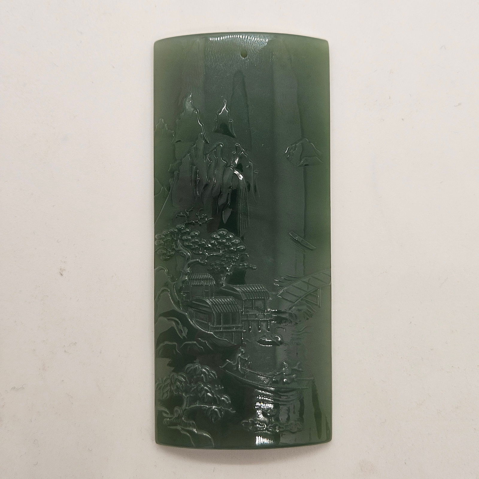 Natural Green Jade Jadeite Carved Pendant MING0021 (1 of 7)