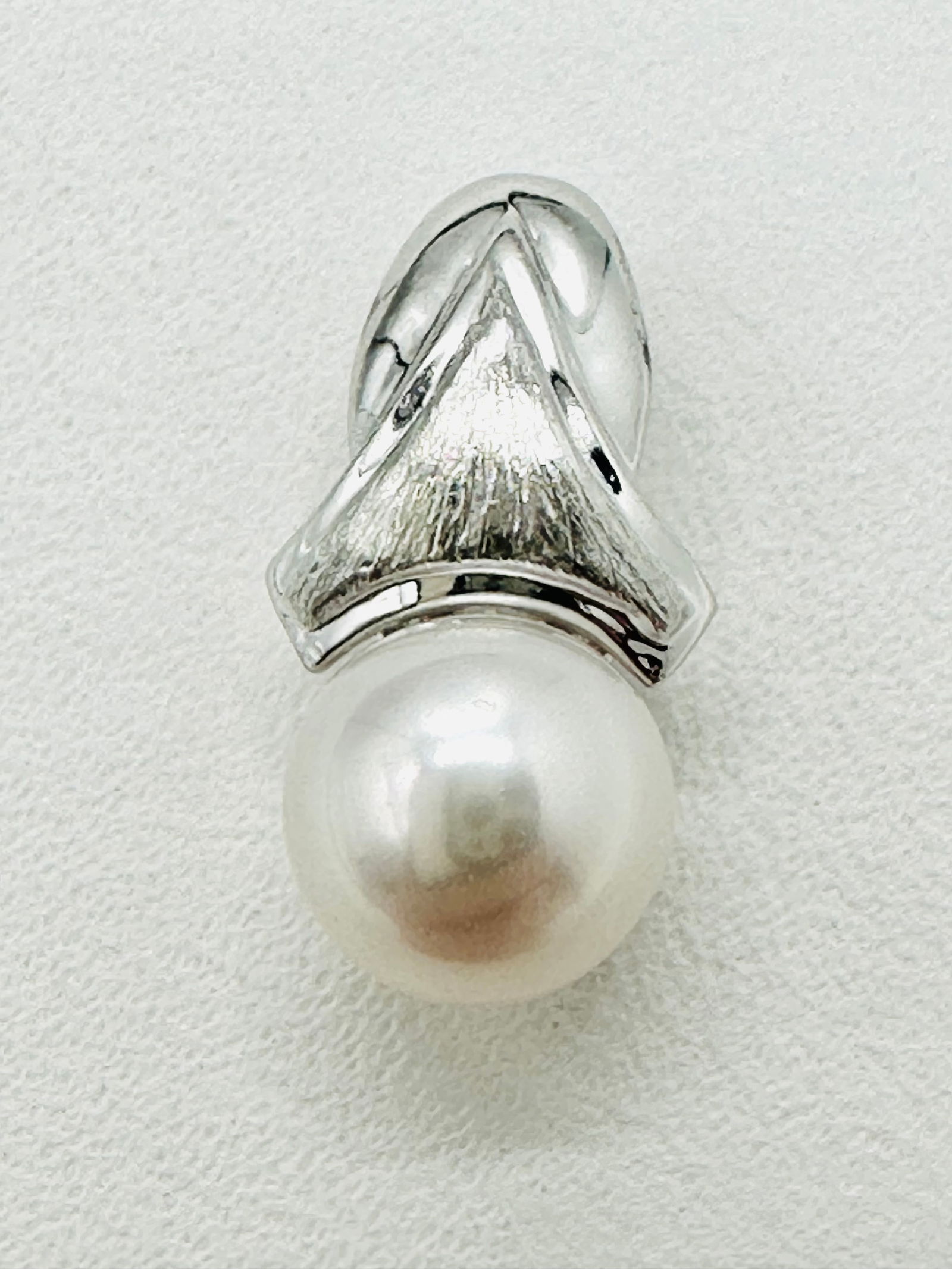 14KT White Gold Pearl Pendant # 2680 (1 of 4)