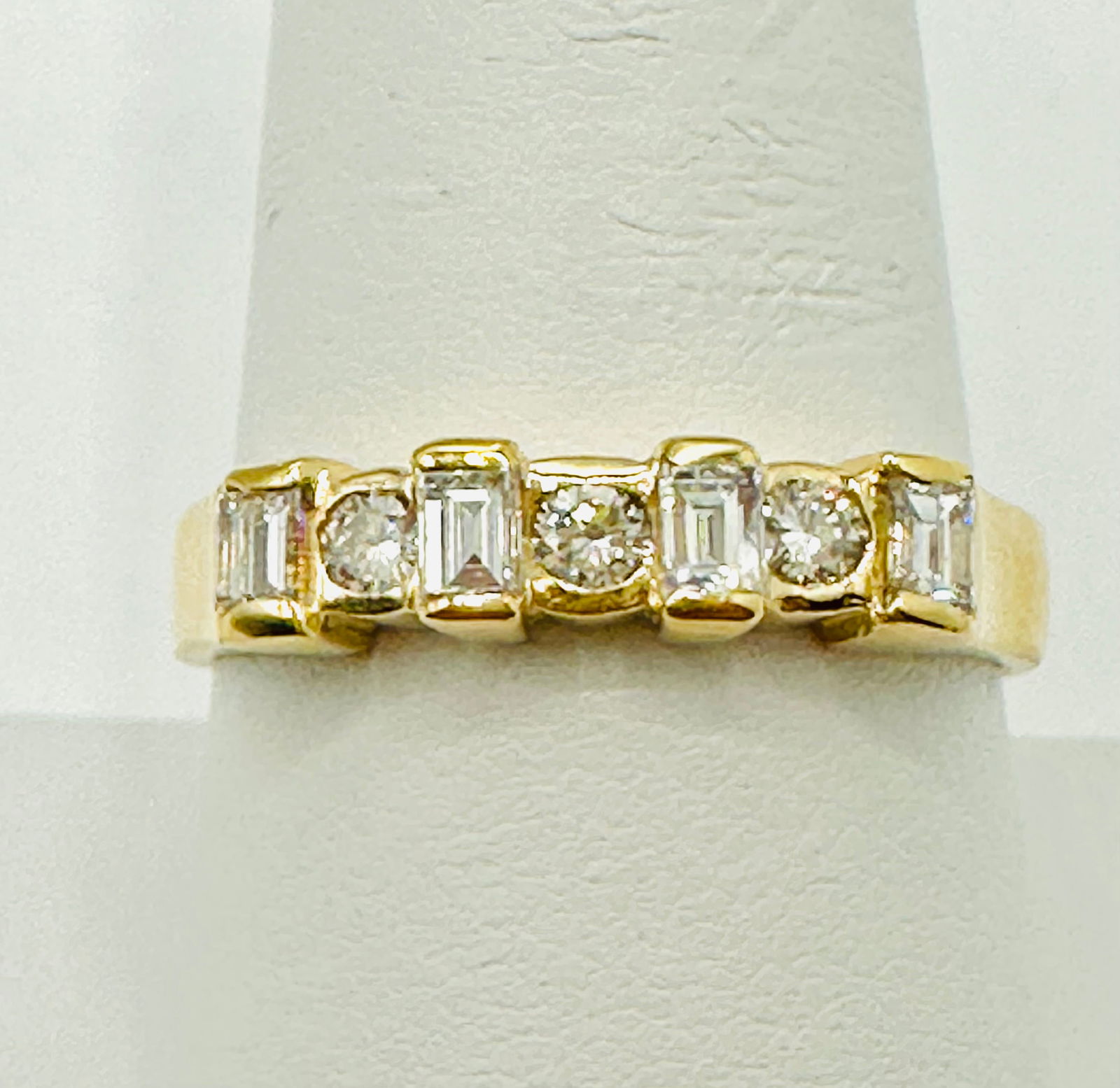 Natural Diamond Ring,14KT Yellow Gold # 2723 (1 of 4)
