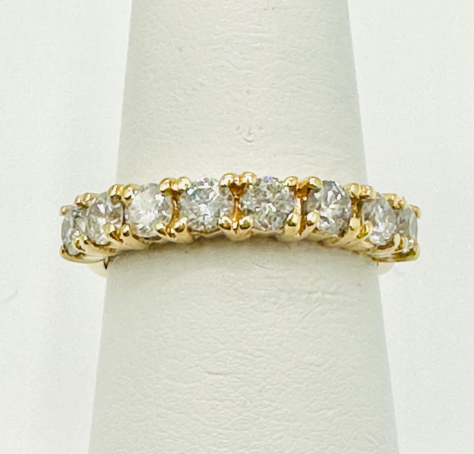 Natural Diamond Ring,14KT Yellow Gold # 2735 (1 of 4)