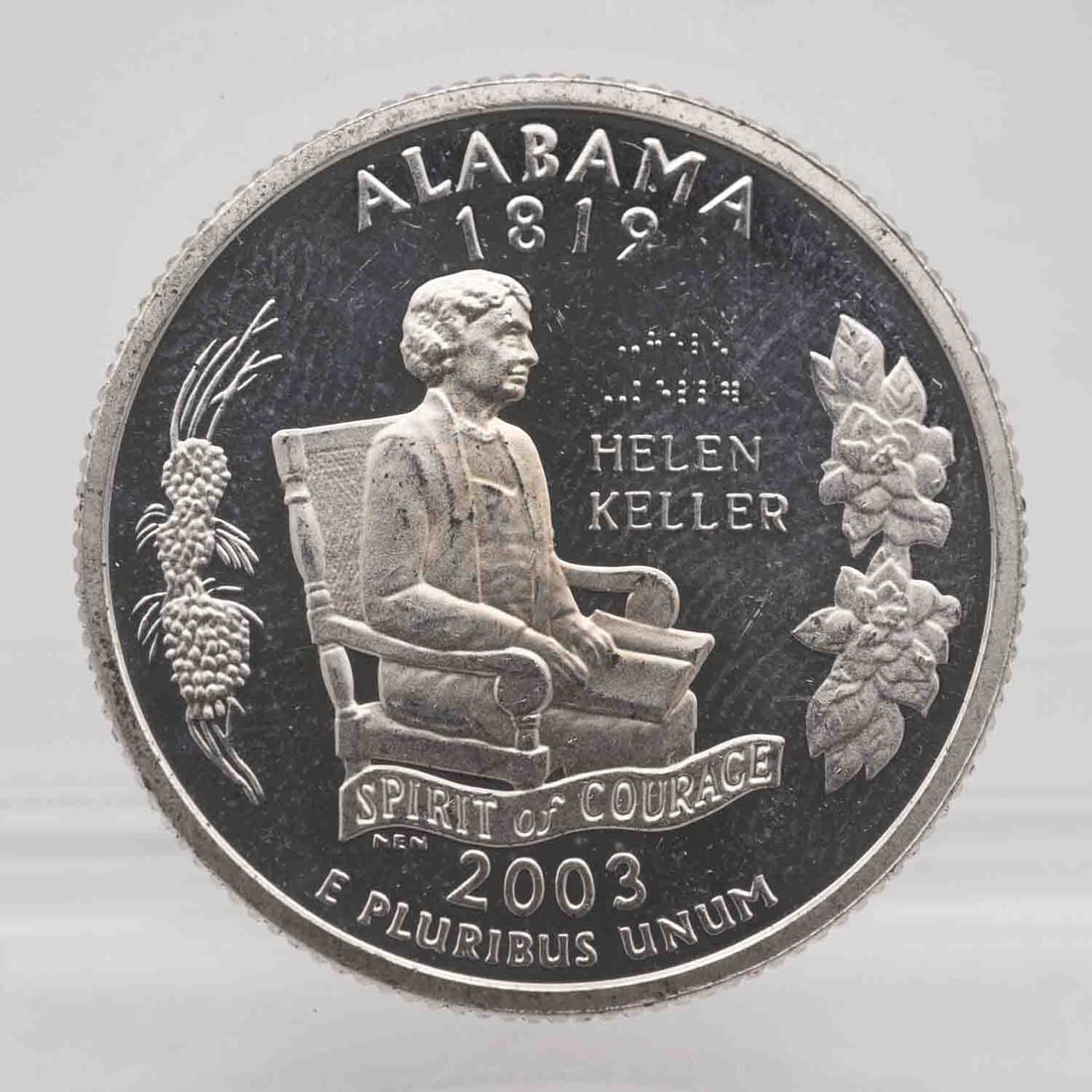 2003 American Proof Silver Quarter Alabama: MLC01255 Shipping: Buyer-arranged shipping: estimated cost: starts at $15.5, Plus $1 dollar for every $100 in value. Signature confirmation is recommended for high value invoice at cost of $5.5. Pleas