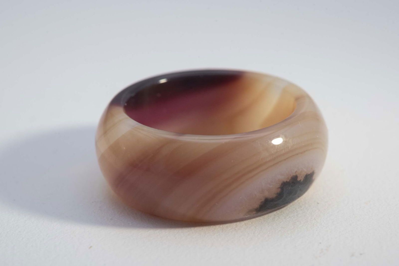 Natural Agate Ring - 4