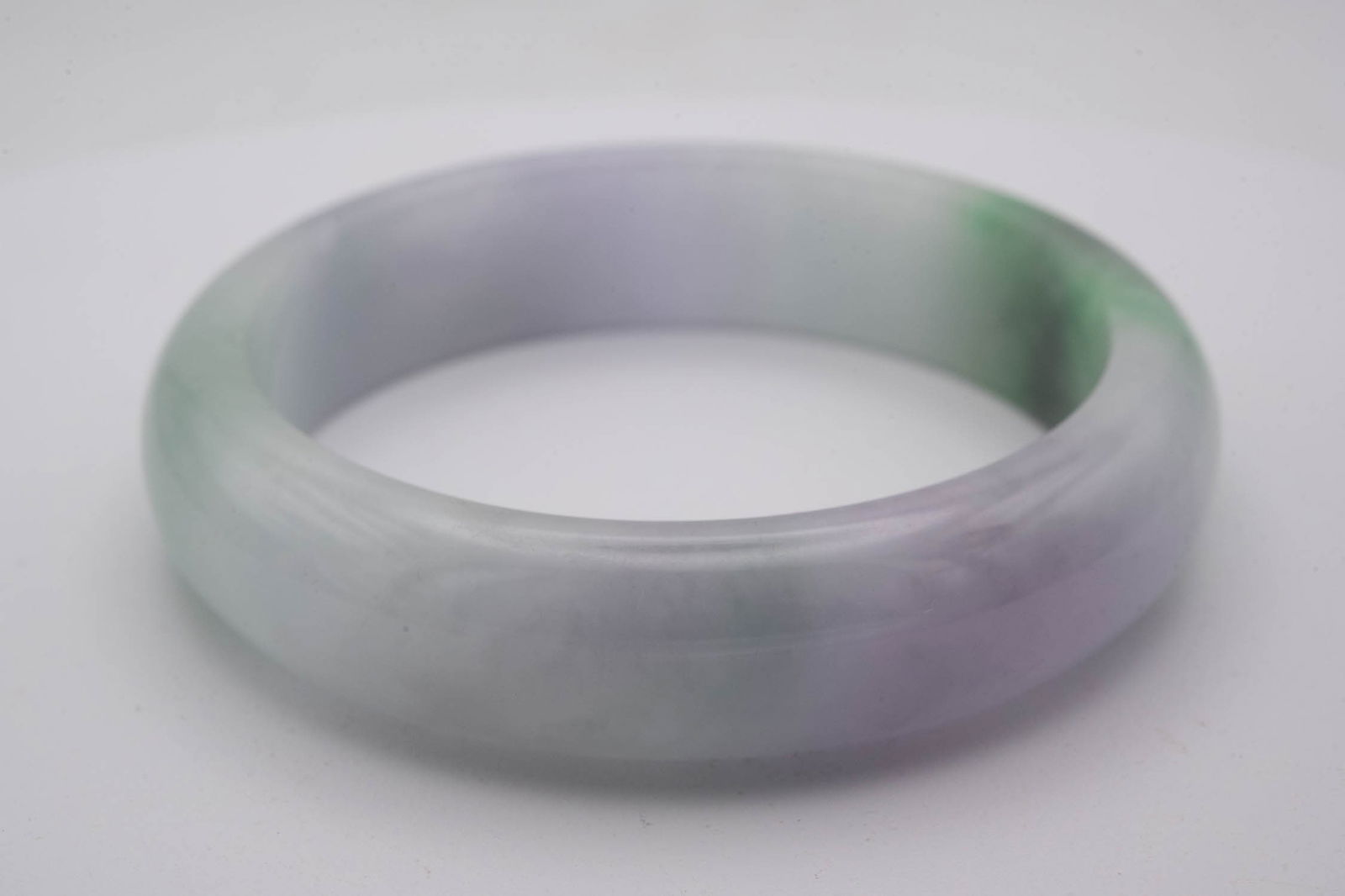 Chinese Multi Colored Jade Bangle - 3