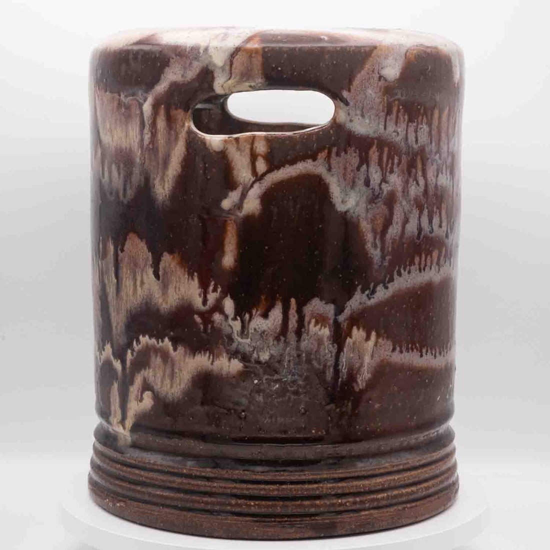 Old Japanese Glazed Porcelain Bucket (1 of 7)