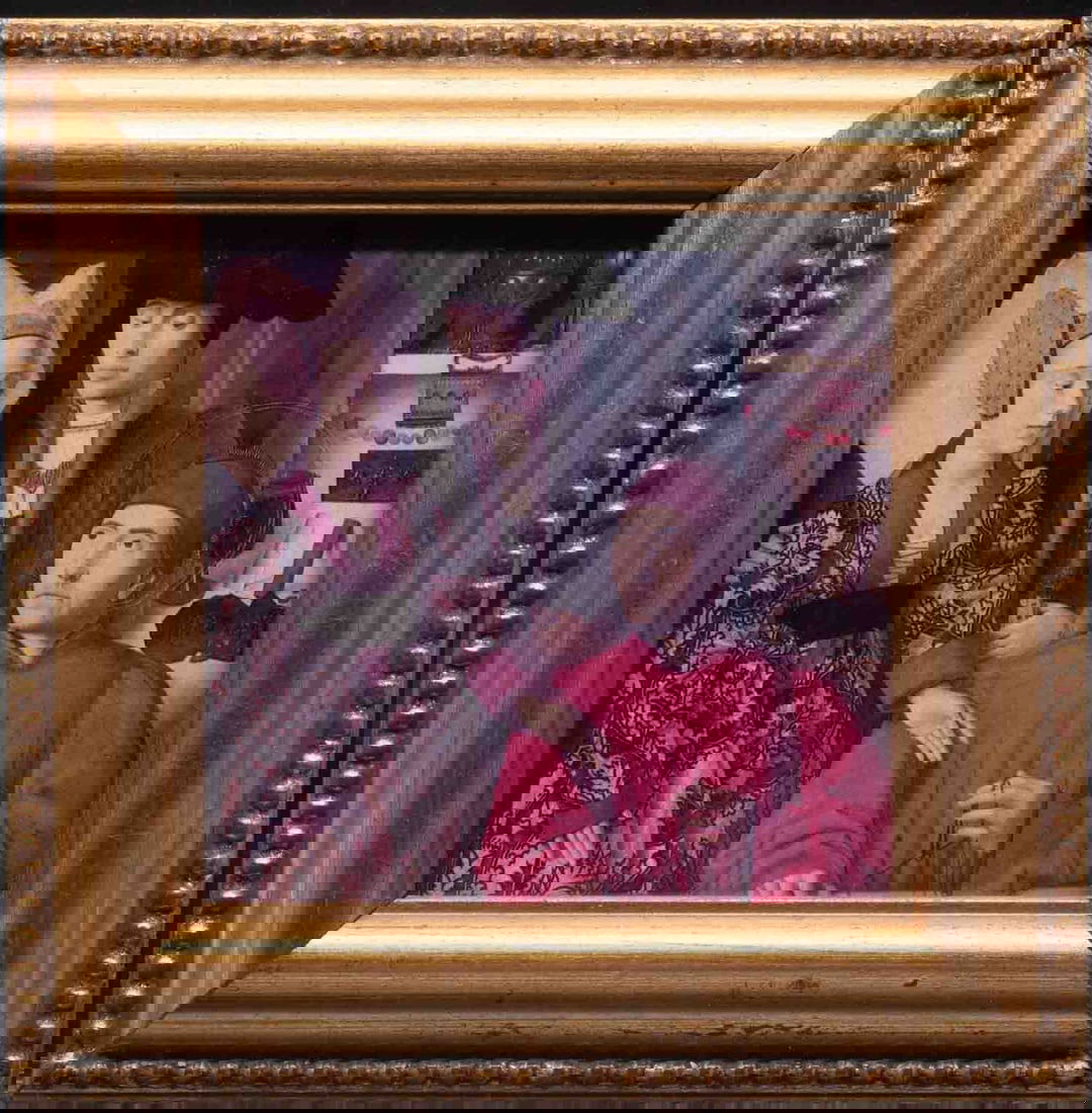 Vintage Print On Paper Traditions Of Art With Frame (1 of 3)