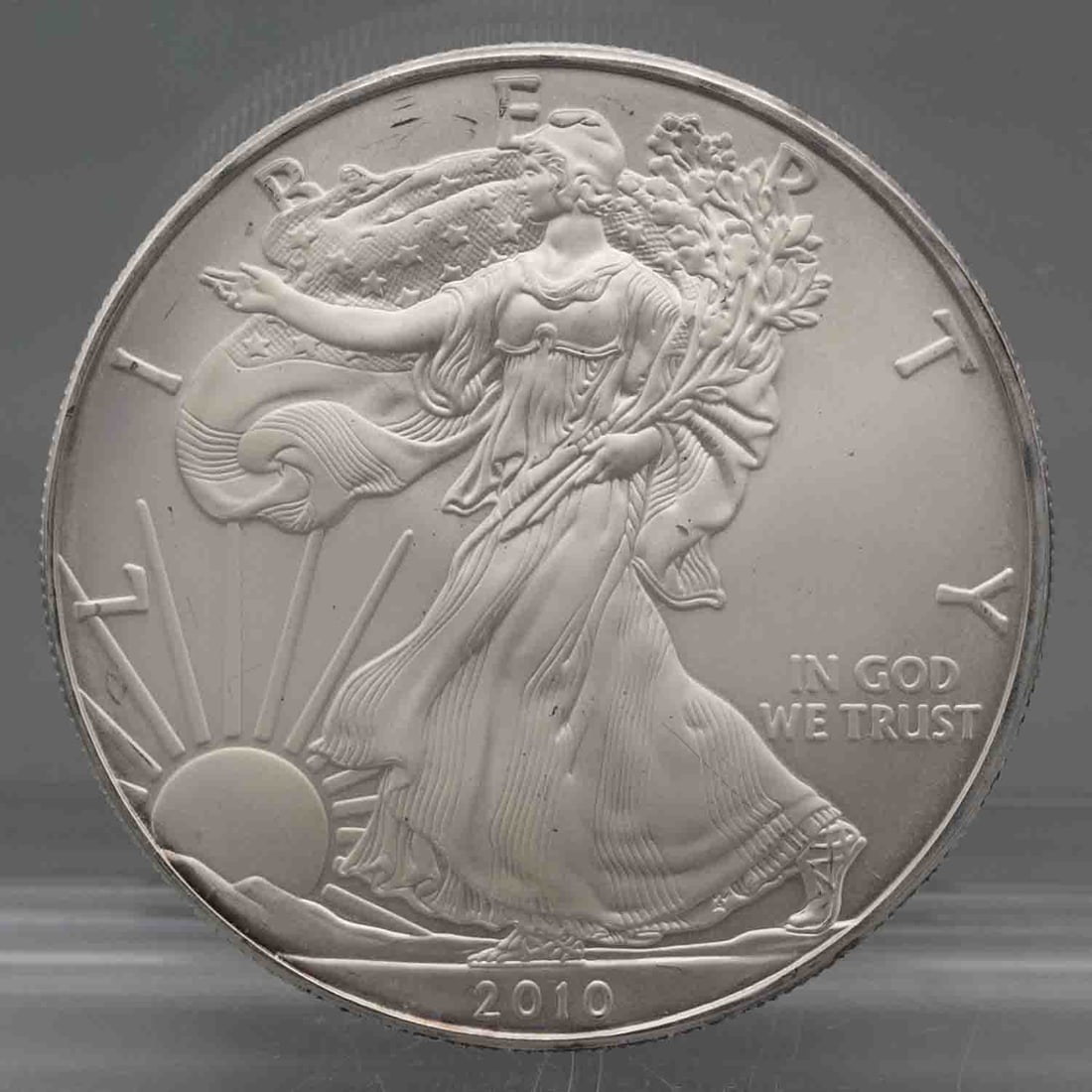 2010 American Silver Eagle 1oz Silver Coin (1 of 2)