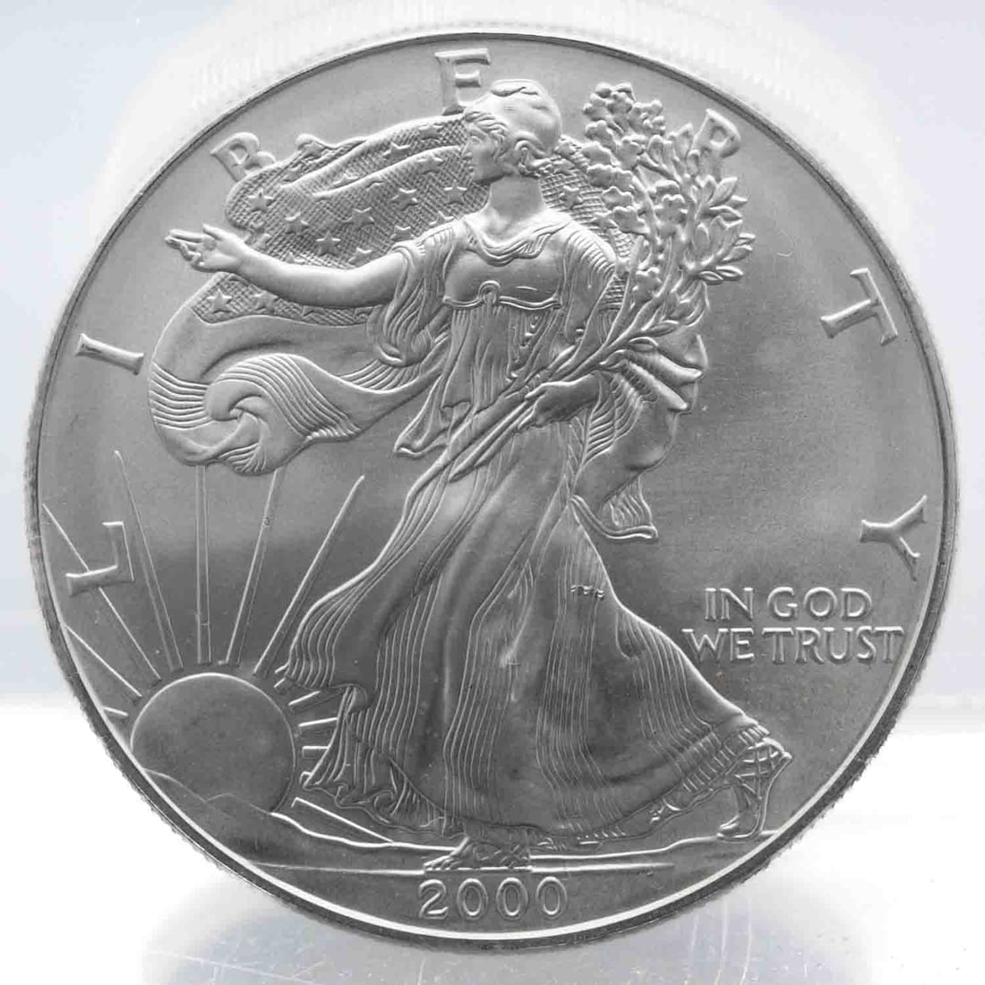 2000 American Silver Eagle 1oz Silver Coin (1 of 2)