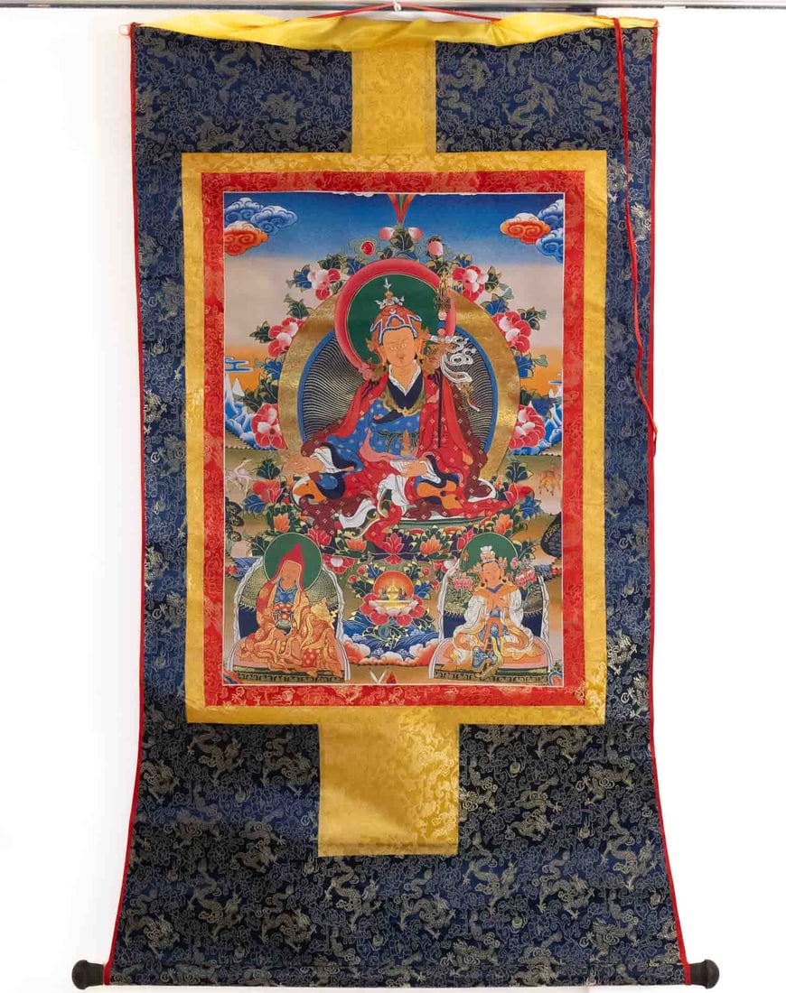 Tibetan Thangka Print Scroll Guru Rinpoche (1 of 6)