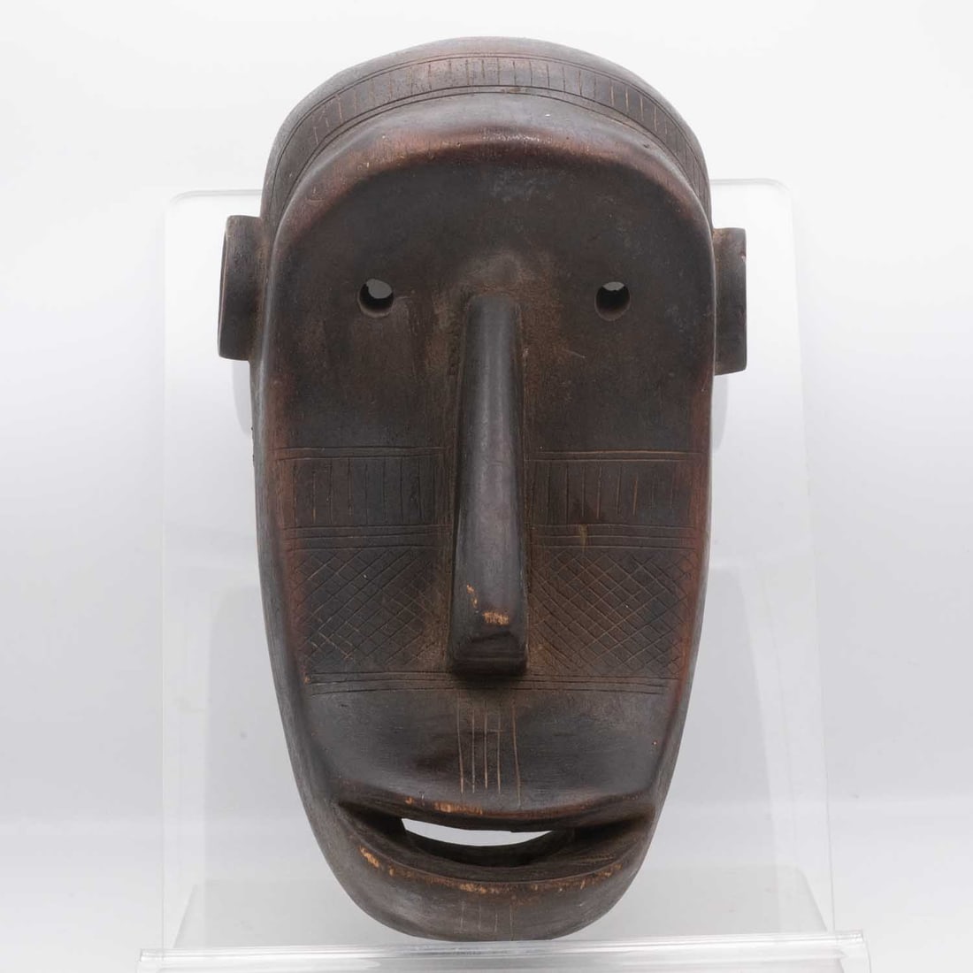 Old African Carved Wood Face Mask (1 of 5)