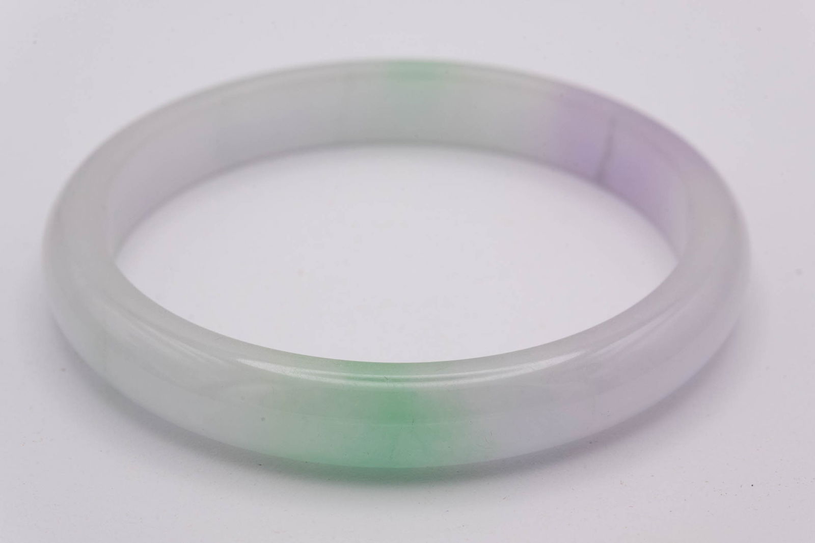 Chinese Translucent Jade Bangle - 2
