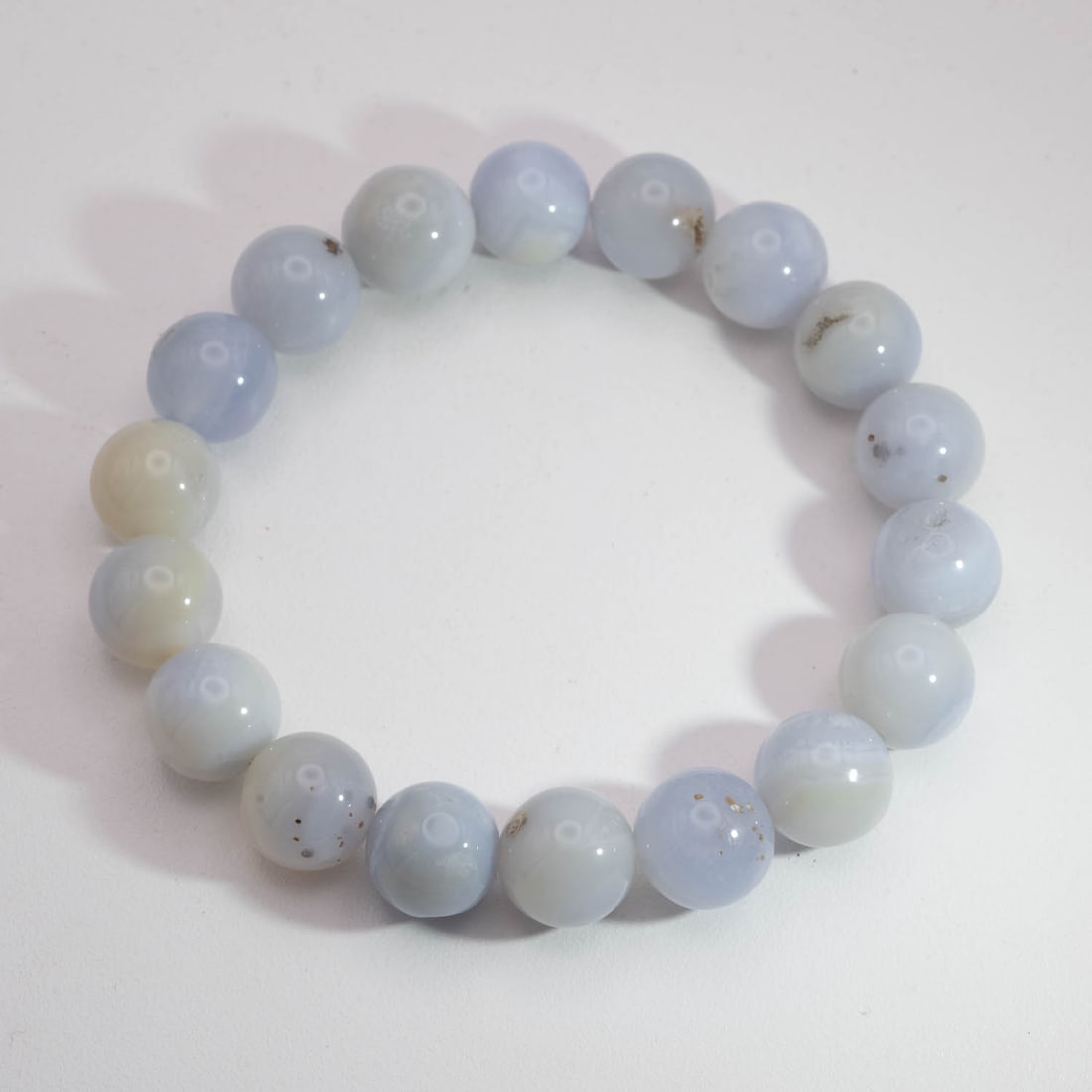 Natural Agate Bead Bracelet (1 of 4)