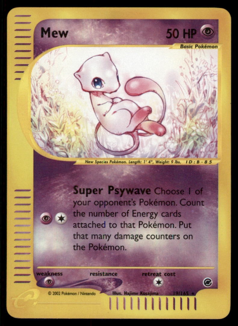 Mew (19) Expedition #019/165 Holo Pokemon Card (1 of 2)