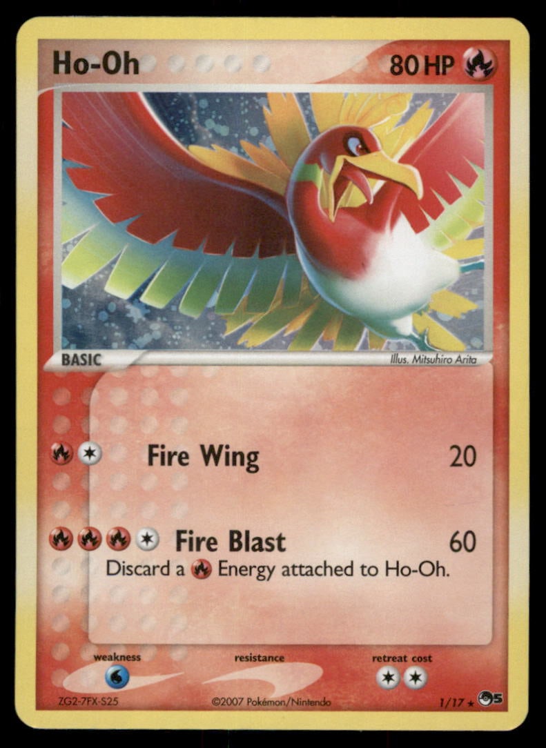 Ho-Oh POP Series 5 #001/017 Holo Pokemon Card: We offer combined shipping on multiple items. Buyers may also arrange their own shipping. LiveShipping is a separate and independent option for shipping that is NOT a part of the auction house or thei