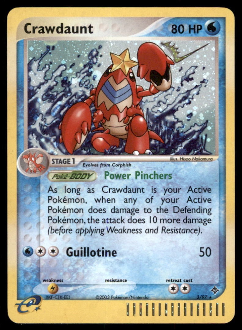 Crawdaunt Dragon #3/97 Holo Pokemon Card: We offer combined shipping on multiple items. Buyers may also arrange their own shipping. LiveShipping is a separate and independent option for shipping that is NOT a part of the auction house or thei