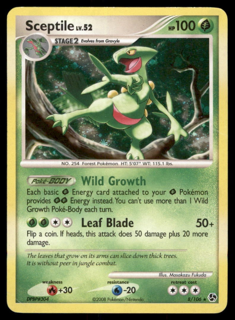 Sceptile Great Encounters #8/106 Holo Pokemon Card: We offer combined shipping on multiple items. Buyers may also arrange their own shipping. LiveShipping is a separate and independent option for shipping that is NOT a part of the auction house or thei