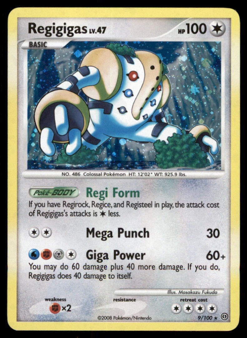 Regigigas Stormfront #9/100 Holo Pokemon Card: We offer combined shipping on multiple items. Buyers may also arrange their own shipping. LiveShipping is a separate and independent option for shipping that is NOT a part of the auction house or thei