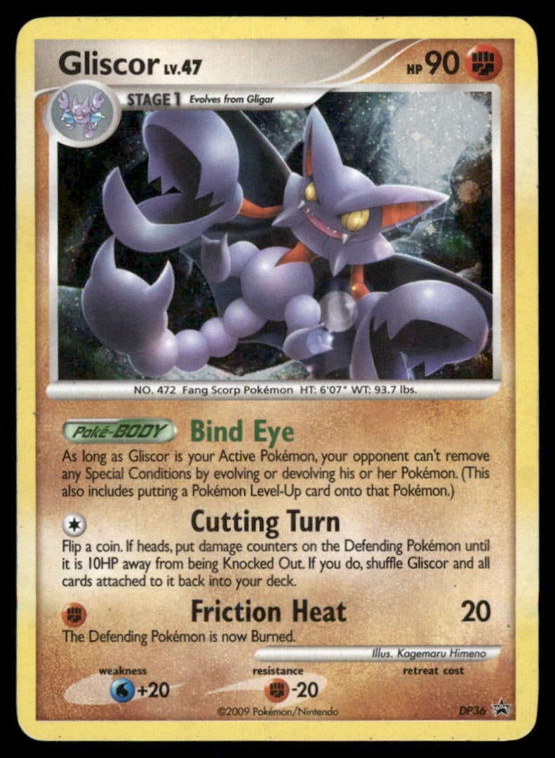 Gliscor Diamond and Pearl Promos #DP36 Holo Pokemon Card (1 of 2)
