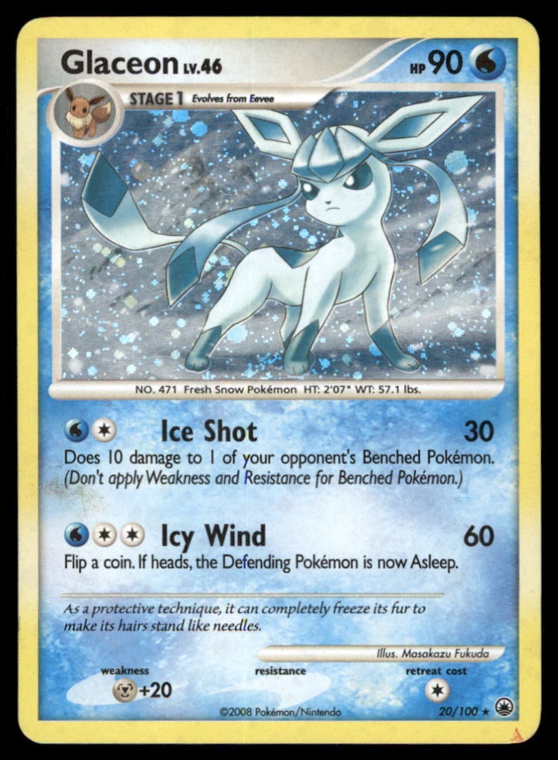 Glaceon (20) Majestic Dawn #20/100 Holo Pokemon Card: We offer combined shipping on multiple items. Buyers may also arrange their own shipping. LiveShipping is a separate and independent option for shipping that is NOT a part of the auction house or thei