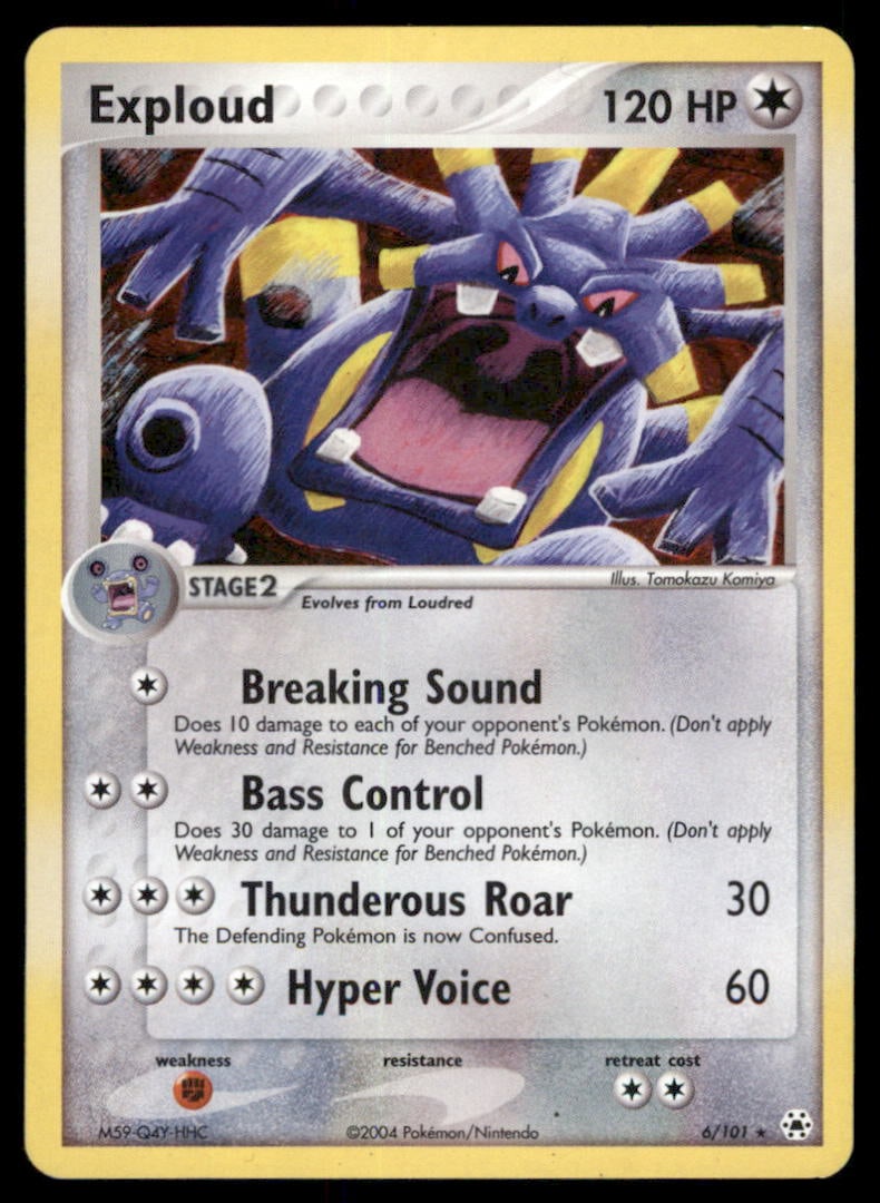 Exploud Hidden Legends #6/101 Holo Pokemon Card: We offer combined shipping on multiple items. Buyers may also arrange their own shipping. LiveShipping is a separate and independent option for shipping that is NOT a part of the auction house or thei