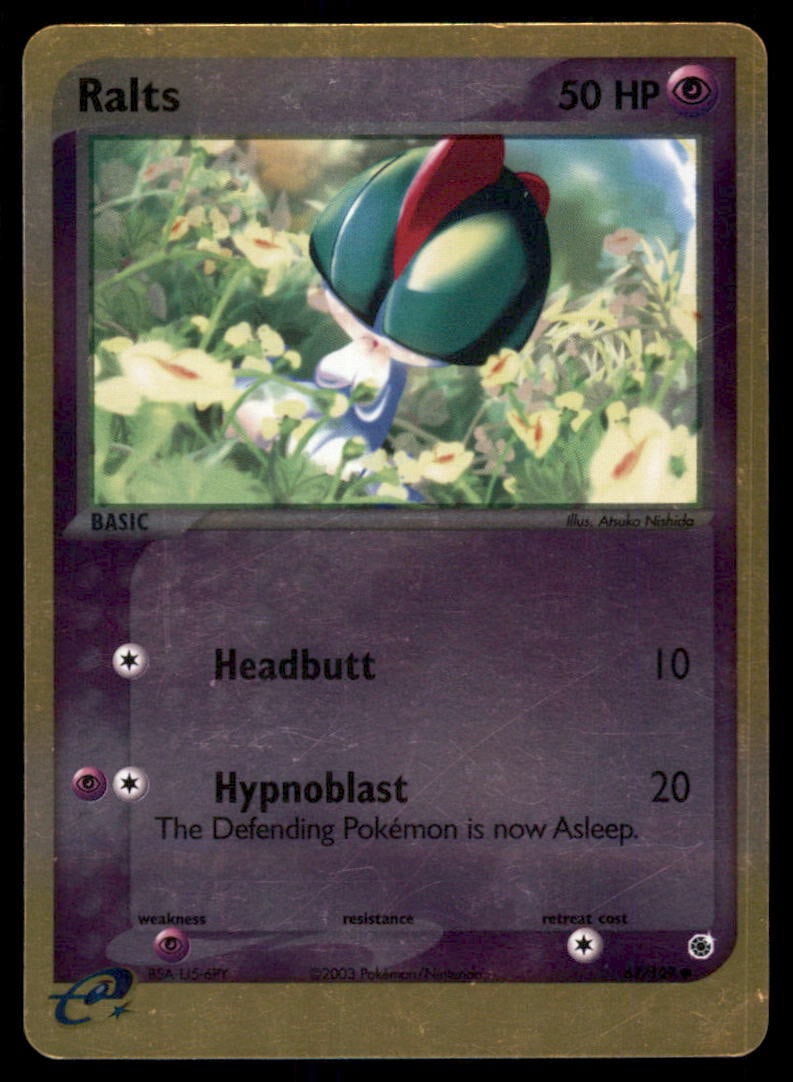 Ralts Ruby and Sapphire #67/109 Holo Pokemon Card: We offer combined shipping on multiple items. Buyers may also arrange their own shipping. LiveShipping is a separate and independent option for shipping that is NOT a part of the auction house or thei