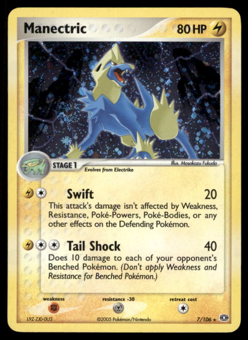 Manectric Emerald #7/106 Holo Pokemon Card: We offer combined shipping on multiple items. Buyers may also arrange their own shipping. LiveShipping is a separate and independent option for shipping that is NOT a part of the auction house or thei