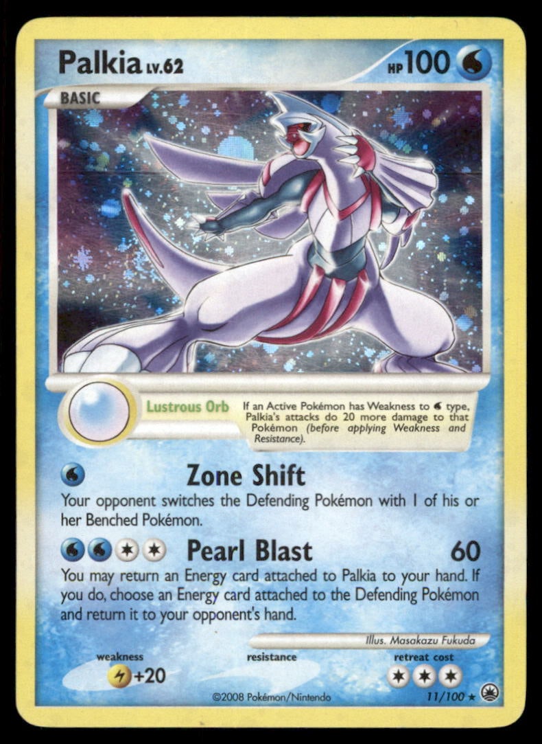 Palkia Majestic Dawn #11/100 Holo Pokemon Card: We offer combined shipping on multiple items. Buyers may also arrange their own shipping. LiveShipping is a separate and independent option for shipping that is NOT a part of the auction house or thei