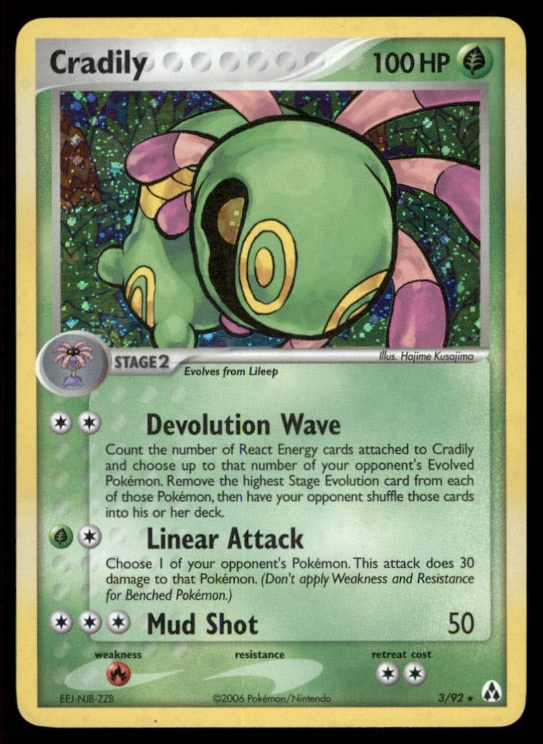 Cradily Legend Maker #3/92 Holo Pokemon Card: We offer combined shipping on multiple items. Buyers may also arrange their own shipping. LiveShipping is a separate and independent option for shipping that is NOT a part of the auction house or thei