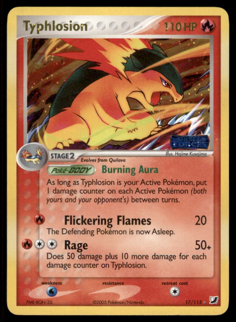 Typhlosion Stamped Unseen Forces #17/115 Holo Pokemon Card: We offer combined shipping on multiple items. Buyers may also arrange their own shipping. LiveShipping is a separate and independent option for shipping that is NOT a part of the auction house or thei
