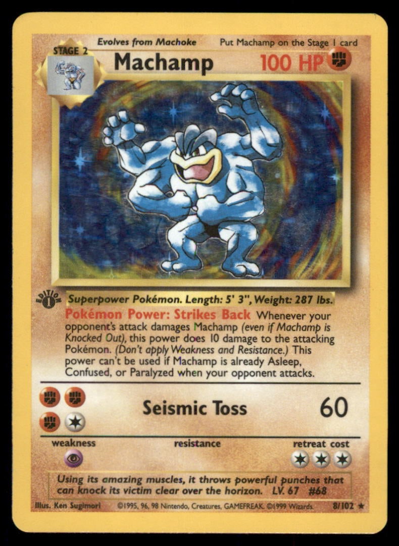 Machamp Deck Exclusives #008/102 Holo Pokemon Card: We offer combined shipping on multiple items. Buyers may also arrange their own shipping. LiveShipping is a separate and independent option for shipping that is NOT a part of the auction house or thei