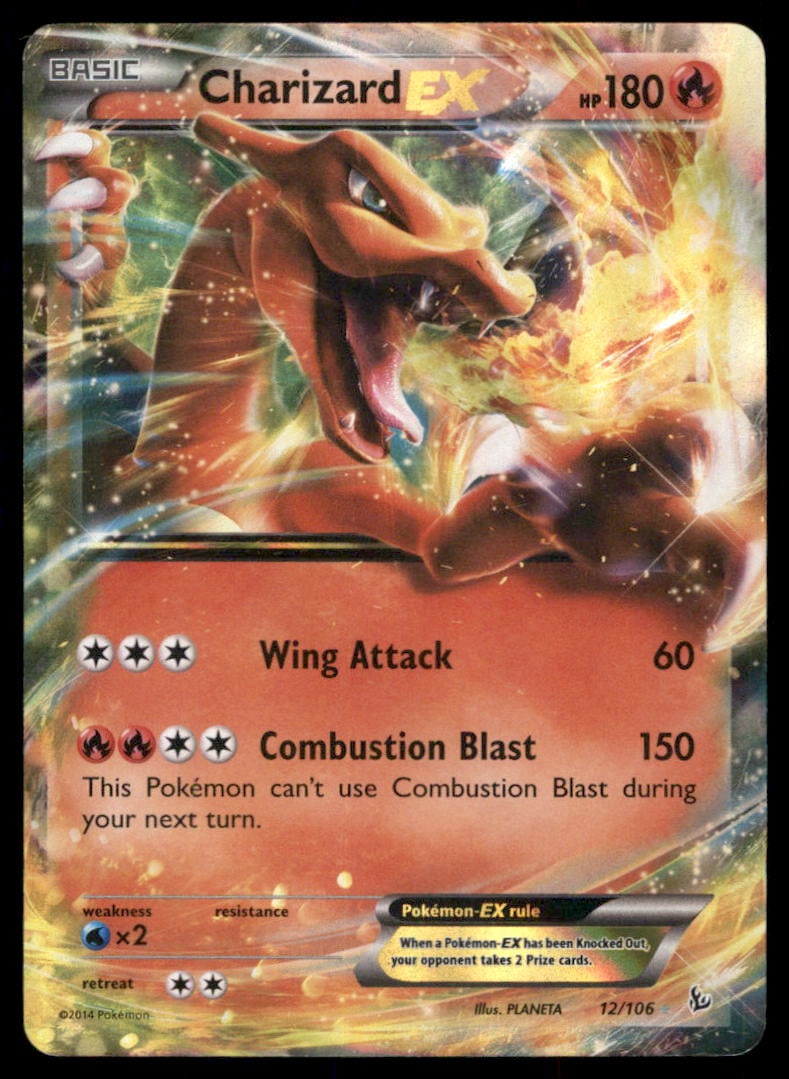 Charizard EX (12) XY - Flashfire #12/106 Pokemon Card (1 of 2)