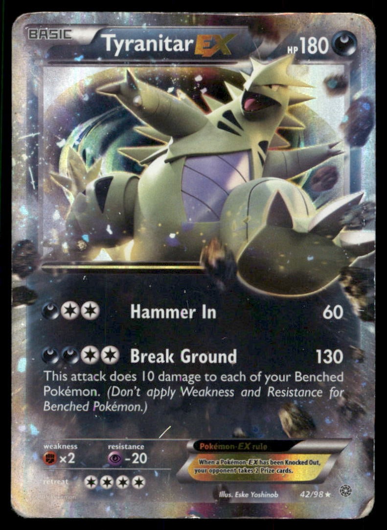 Tyranitar EX XY - Ancient Origins #42/98 Pokemon Card: We offer combined shipping on multiple items. Buyers may also arrange their own shipping. LiveShipping is a separate and independent option for shipping that is NOT a part of the auction house or thei