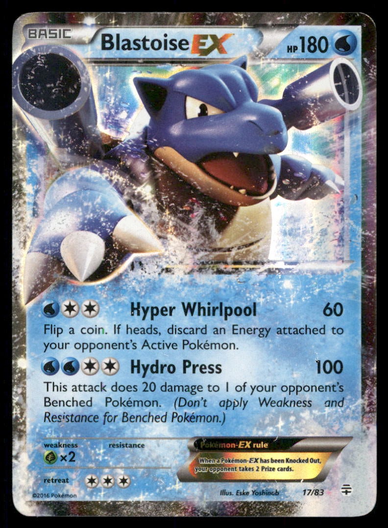 Blastoise EX Generations #17/83 Pokemon Card (1 of 2)