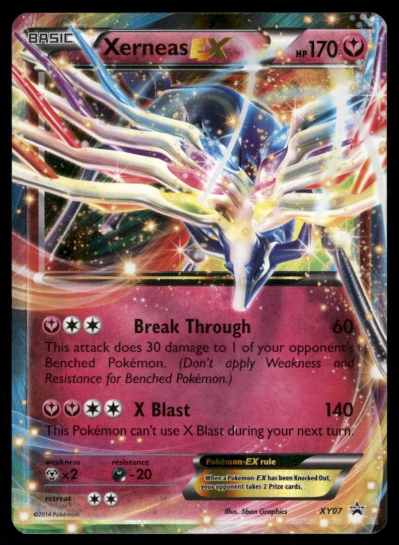 Xerneas EX XY Promos #XY07 Pokemon Card: Condition of cards varies from NM - DMG. BINDER PAGES NOT INCLUDED.We offer combined shipping on multiple items. Buyers may also arrange their own shipping. LiveShipping is a separate and independent