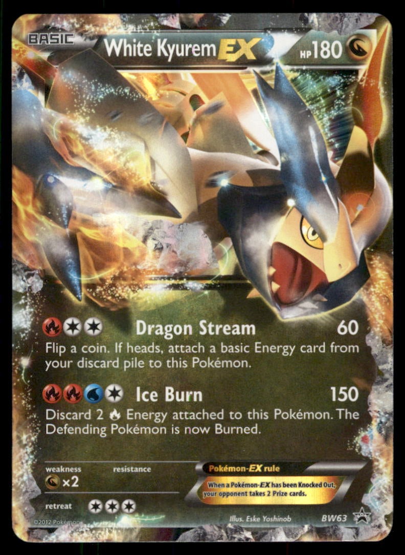 White Kyurem EX Black and White Promos #BW63 Pokemon Card: We offer combined shipping on multiple items. Buyers may also arrange their own shipping. LiveShipping is a separate and independent option for shipping that is NOT a part of the auction house or thei