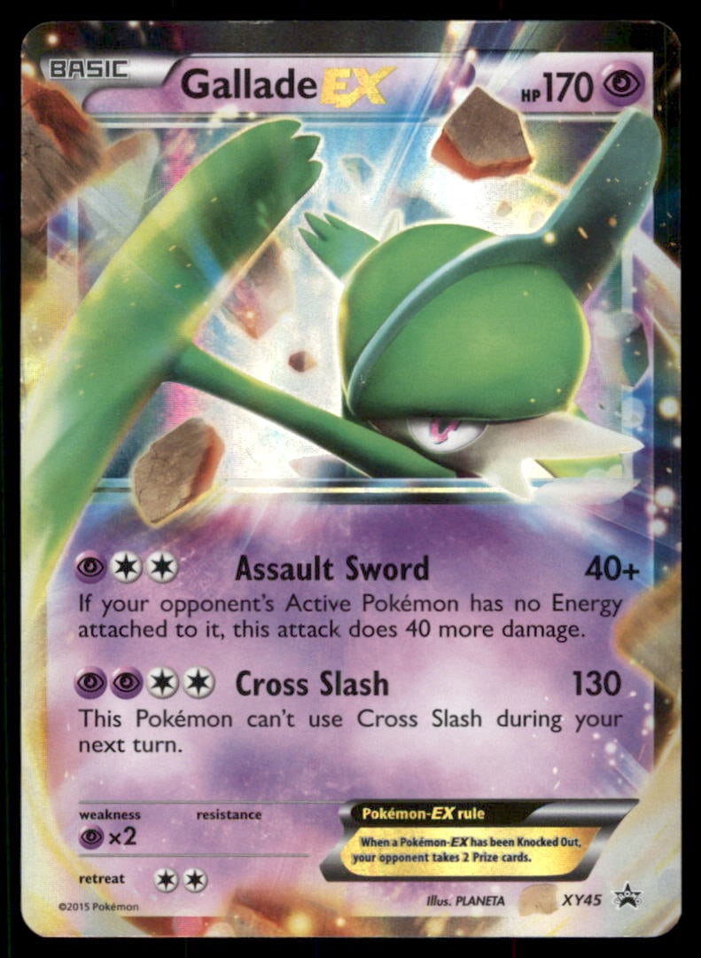 Gallade EX XY Promos #XY45 Pokemon Card: We offer combined shipping on multiple items. Buyers may also arrange their own shipping. LiveShipping is a separate and independent option for shipping that is NOT a part of the auction house or thei