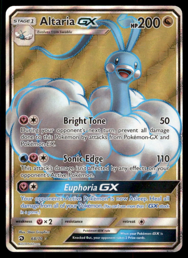 Altaria GX (Full Art) Dragon Majesty #68/70 Pokemon Card: We offer combined shipping on multiple items. Buyers may also arrange their own shipping. LiveShipping is a separate and independent option for shipping that is NOT a part of the auction house or thei