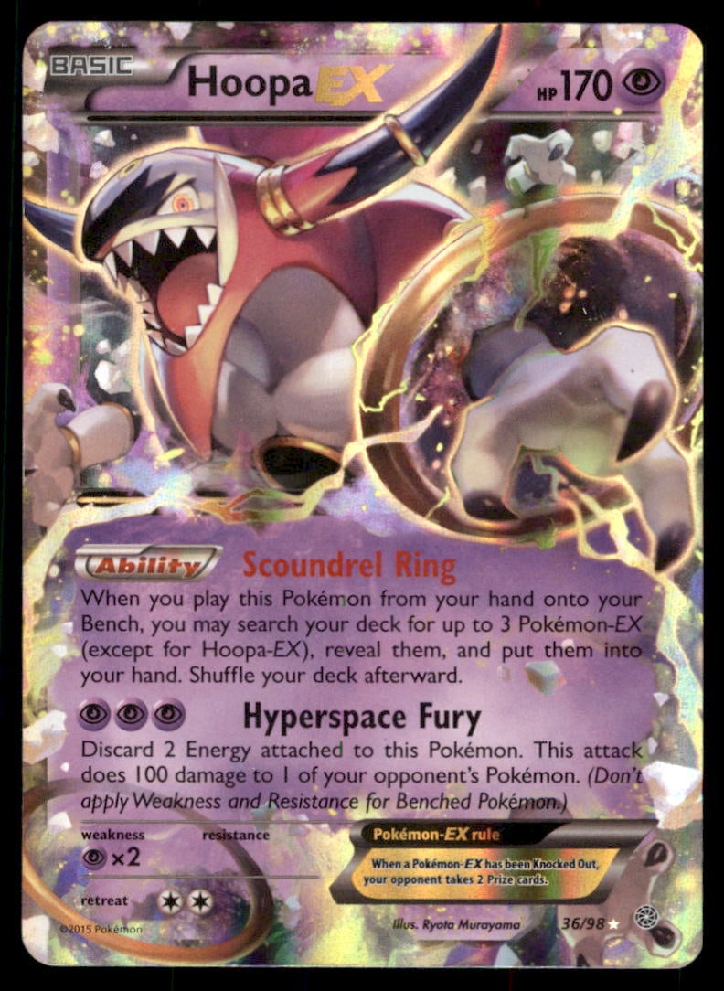 Hoopa EX XY - Ancient Origins #36/98 Pokemon Card: We offer combined shipping on multiple items. Buyers may also arrange their own shipping. LiveShipping is a separate and independent option for shipping that is NOT a part of the auction house or thei