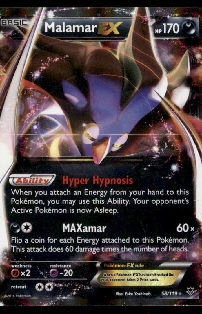 Malamar EX XY - Phantom Forces #58/119 Pokemon Card: We offer combined shipping on multiple items. Buyers may also arrange their own shipping. LiveShipping is a separate and independent option for shipping that is NOT a part of the auction house or thei