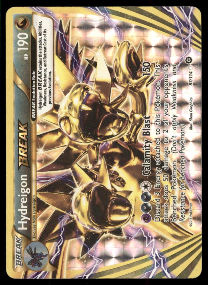 Hydreigon BREAK XY - Steam Siege #87/114 Pokemon Card: We offer combined shipping on multiple items. Buyers may also arrange their own shipping. LiveShipping is a separate and independent option for shipping that is NOT a part of the auction house or thei