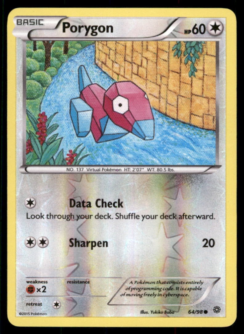 Porygon XY - Ancient Origins #64/98 Pokemon Card: We offer combined shipping on multiple items. Buyers may also arrange their own shipping. LiveShipping is a separate and independent option for shipping that is NOT a part of the auction house or thei