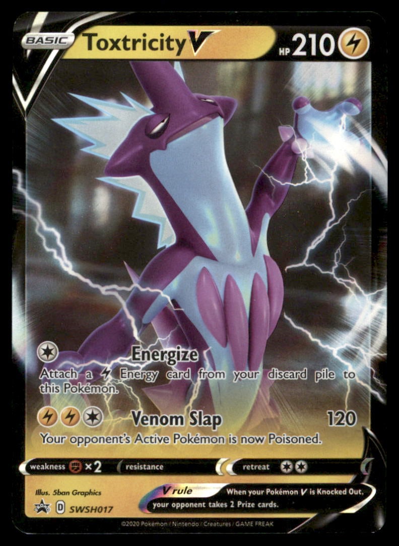 Toxtricity V SWSH: Sword & Shield Promo Cards #SWSH017 Holo Pokemon Card (1 of 2)