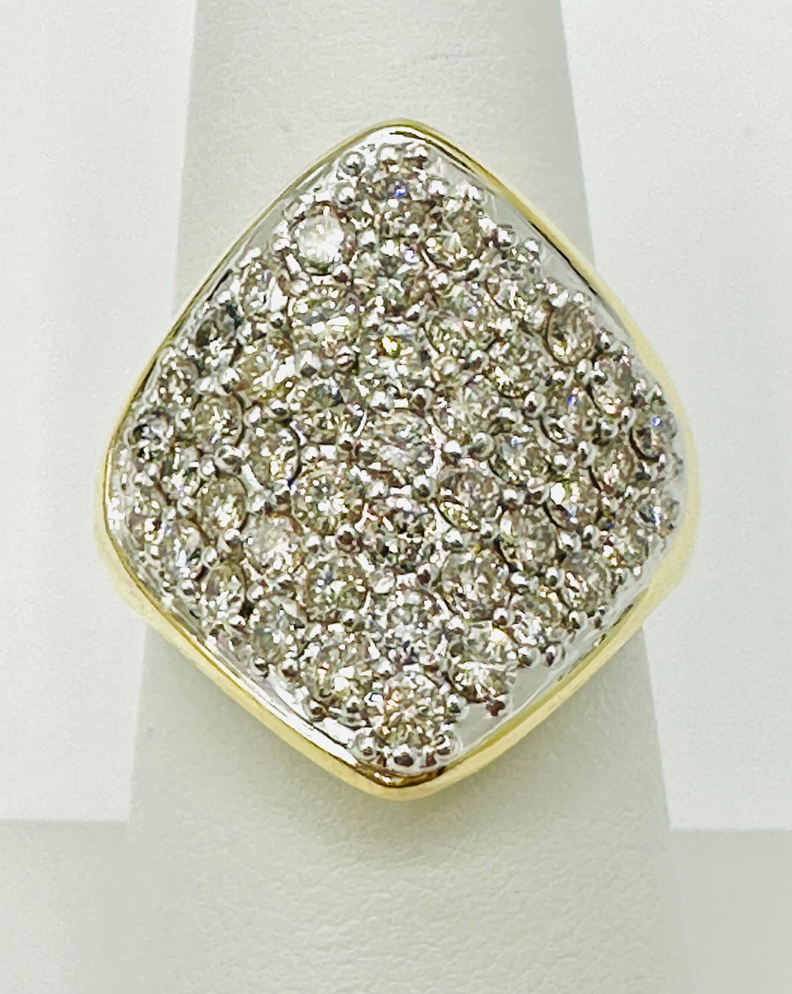 Natural Diamond Ring,14KT Yellow Gold # 2547 (1 of 4)