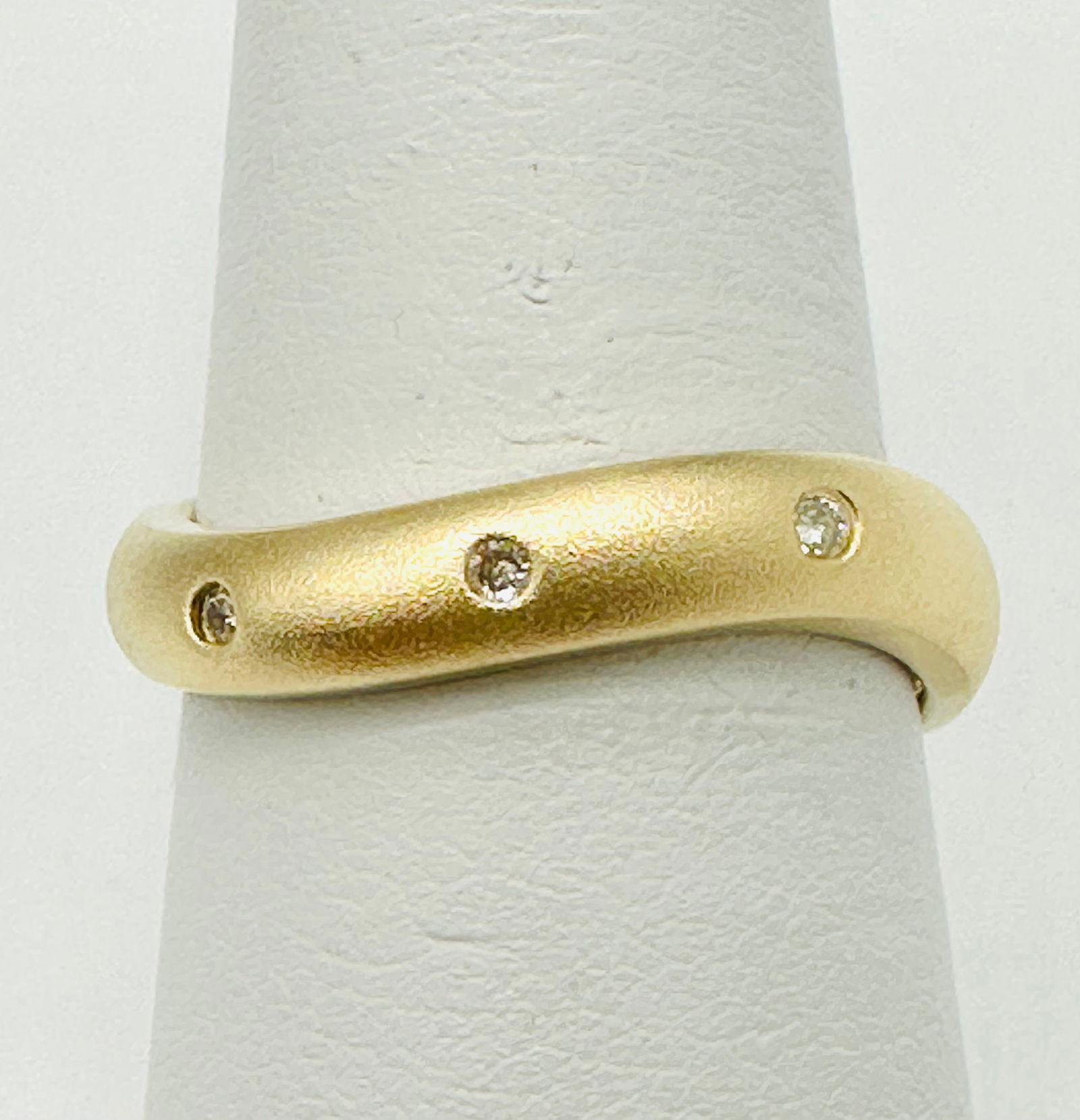 Natural Diamond Ring,14KT Yellow Gold # 2588 (1 of 4)