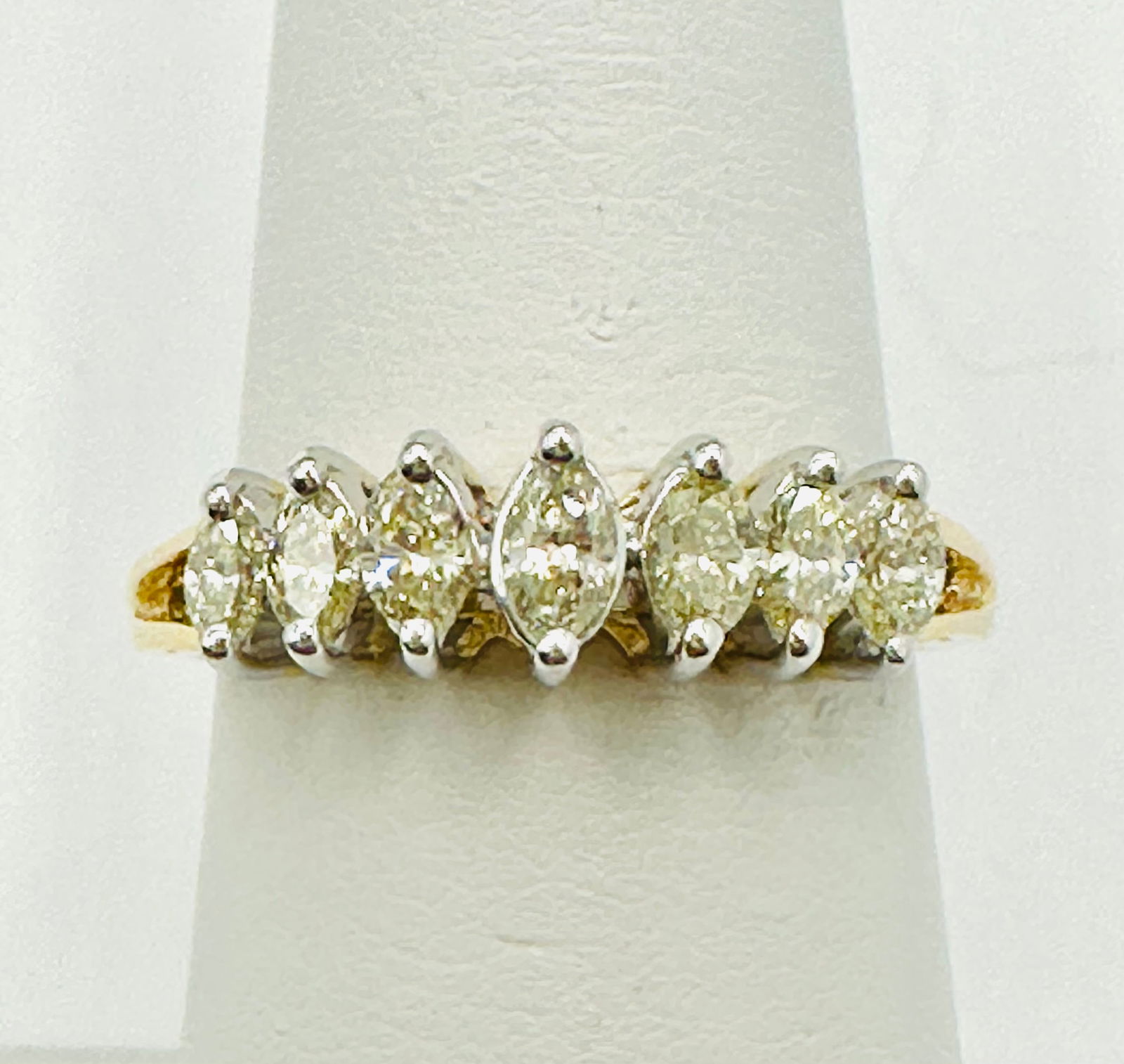 Natural Diamond Ring,14KT Yellow Gold # 2736 (1 of 4)